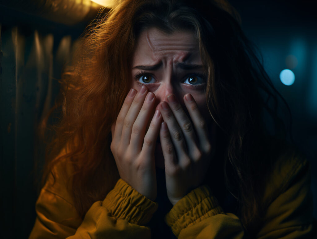 person-suffering-from-anxiety-1024x771 As Quatro Respostas ao Medo: Lutar, Fugir, Congelar e Bajular