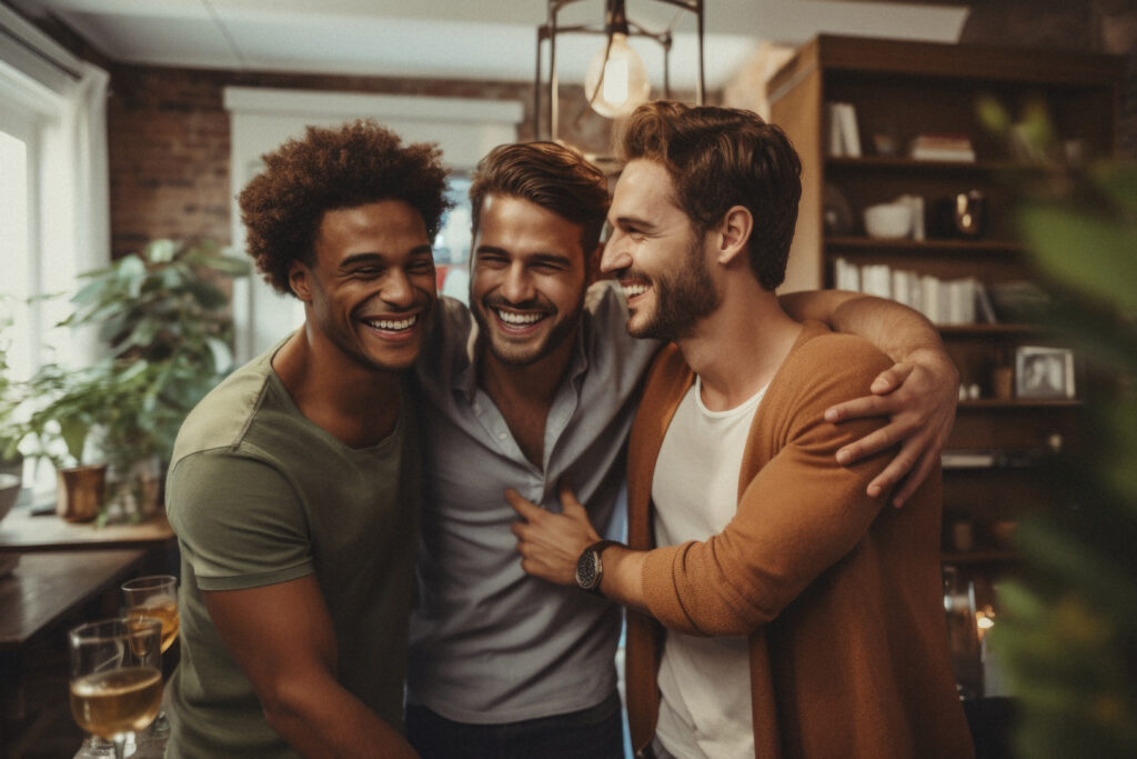 portrait-male-friends-sharing-affectionate-moment-friendship-1024x683 Perfis de Homens que Traem: Comportamentos e Características Comuns