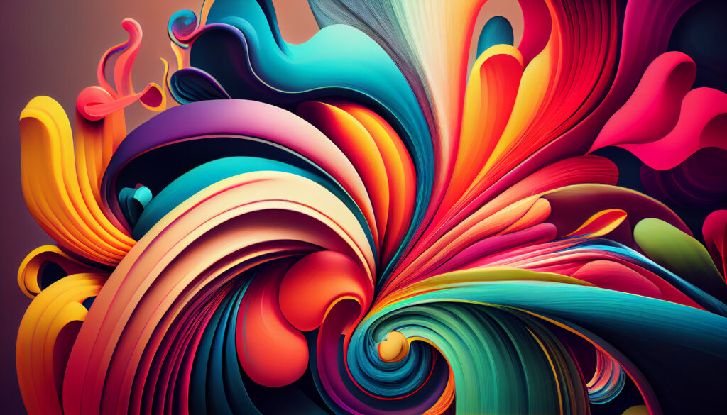 colorful-design-with-spiral-design-1024x585 Psicologia da Cor e Suas Influências Emocionais