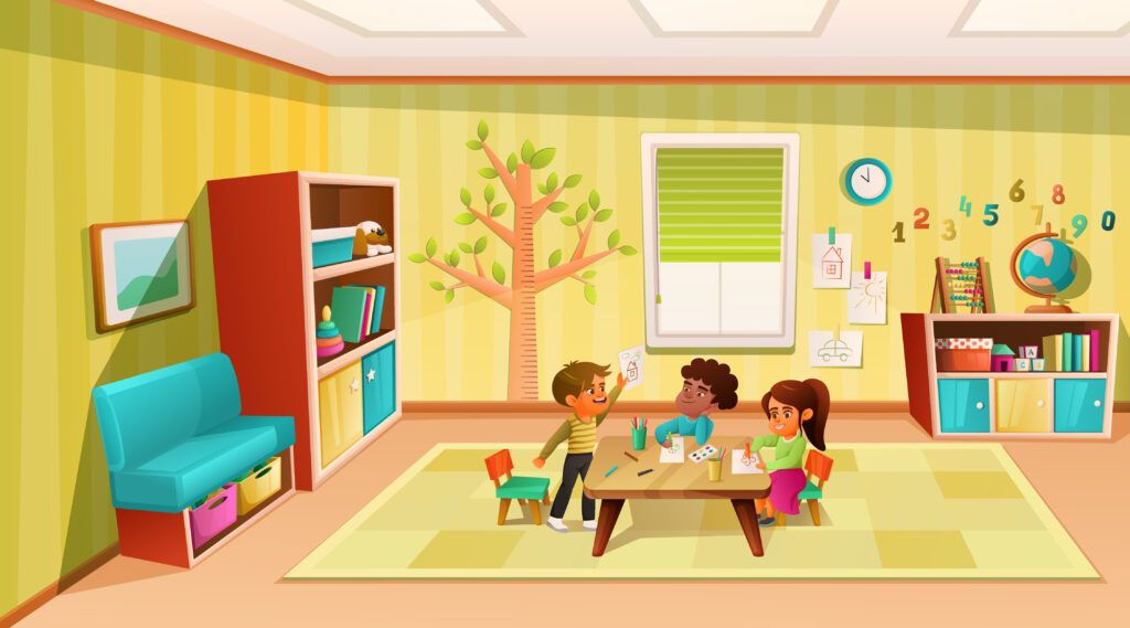 2109.q703.016.F.m004.c7.kindergarten-cartoon-1024x569 Ambientes Escolares Positivos e Crescimento Pós-Traumático: Como as Escolas Podem Promover a Resiliência em Estudantes