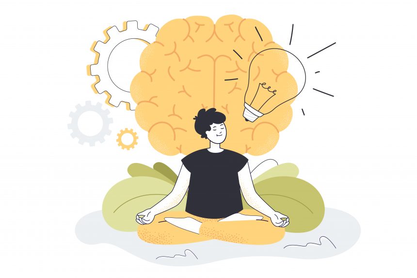 Young-man-practicing-yoga-exercises-for-mental-and-body-health-860x573-1 A Relação Mente-Corpo: Como Emoções e Pensamentos Influenciam a Saúde Física